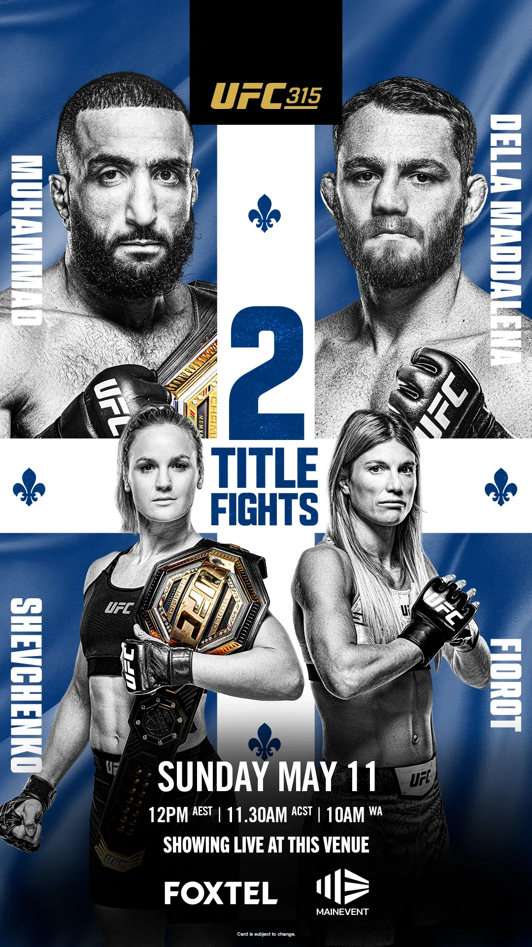 UFC_315_Venue_1080x1920 UFC 299_1200x1200