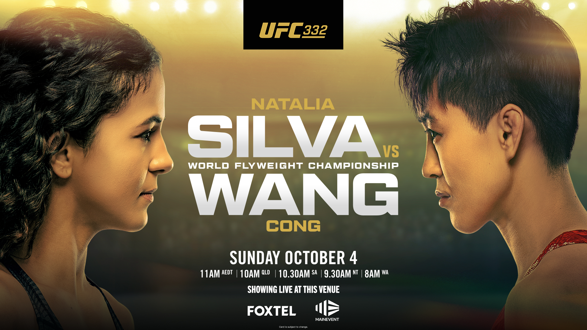 UFC_332_1920x1080 UFC 331 promo showing live and loud at grosvenor hotel in st kilda east